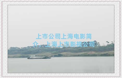 上市公司上海电影简介，上海上市影视公司